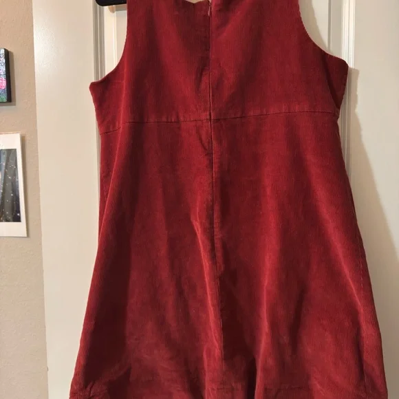 Banana Republic Burnt Orange Corduroy Mini Dress - Picture 6 of 6